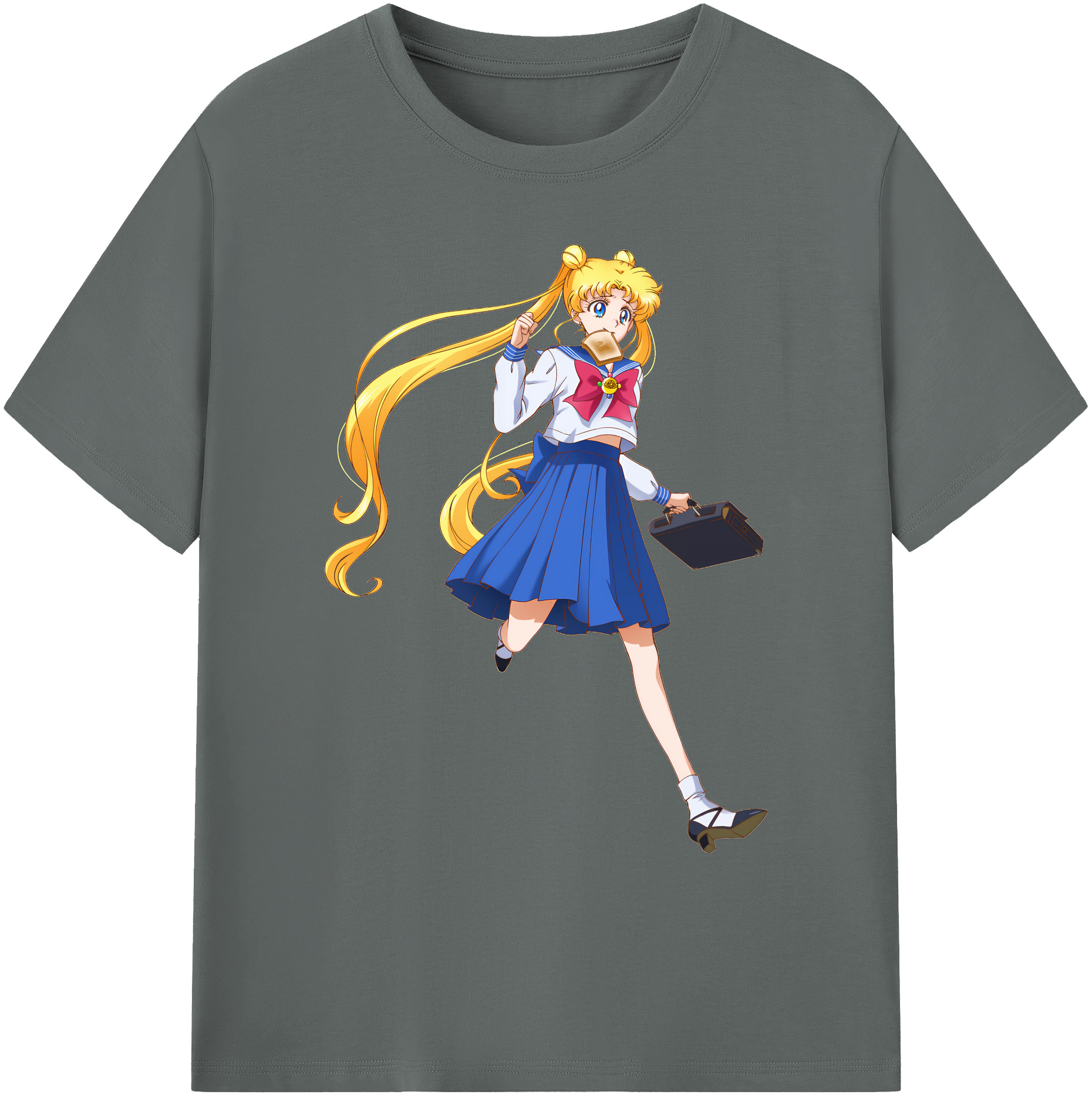 （画像用） 美少女戦士セーラームーン 愛野 美奈子 あいの みなこ Sailor Moon Aino Minako 綿100％ メンズ半袖Tシャツ｜肌触りやわらか＆通気性